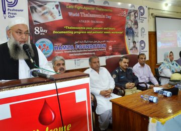 Mr. Ijaz Ali Khan-Founder-Chairman of HF speech on the Eve of World Thalassaemia Day 2018